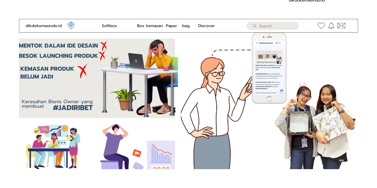 landing page infografis ribet dengan solusi mobile dikdokemasindo percetakan termurah by alfuindependen