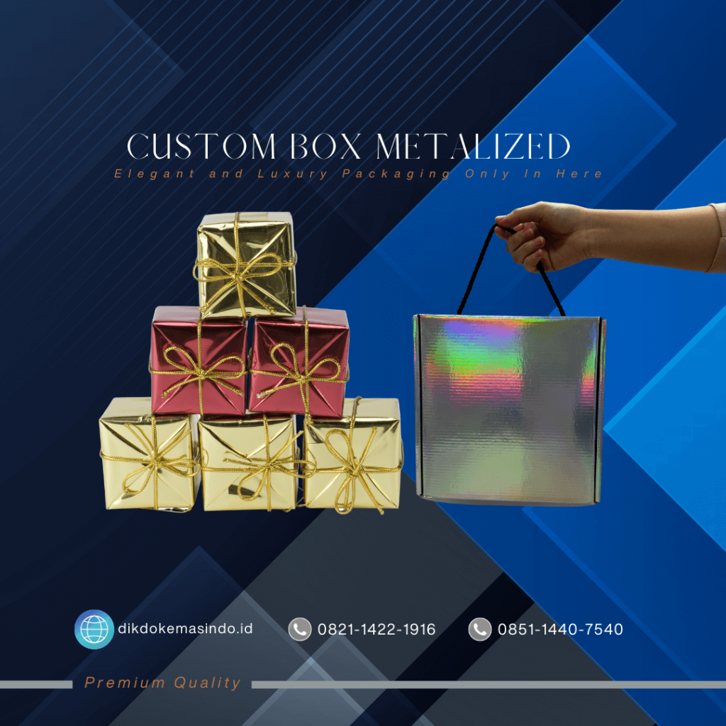 Bahan Blog box metalized custom dikdokemasindo by kim