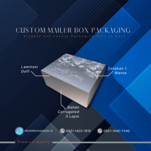 Custom Mailer Box - Percetakan Terdekat dan Terbaik di Jakarta