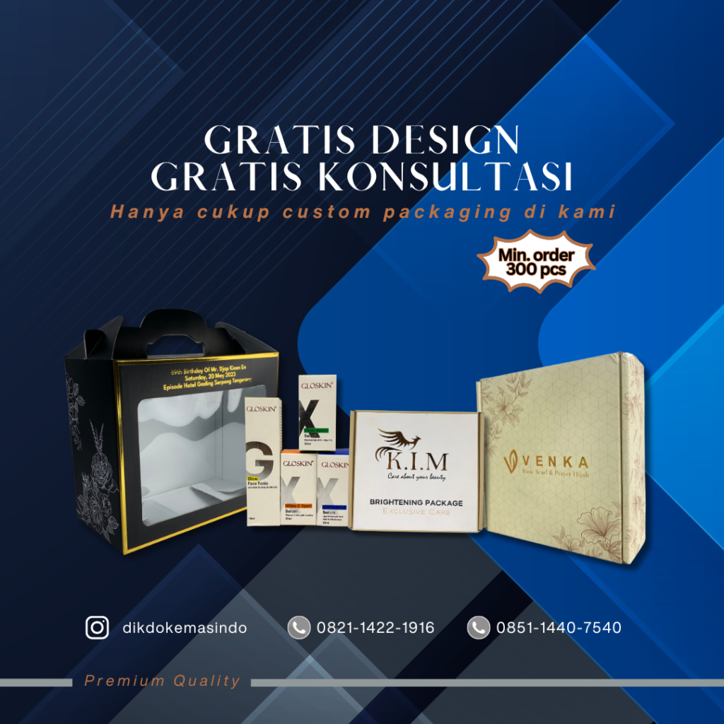 CUSTOM SKIN CARE BOX dikdokemasindo by alfuindependen