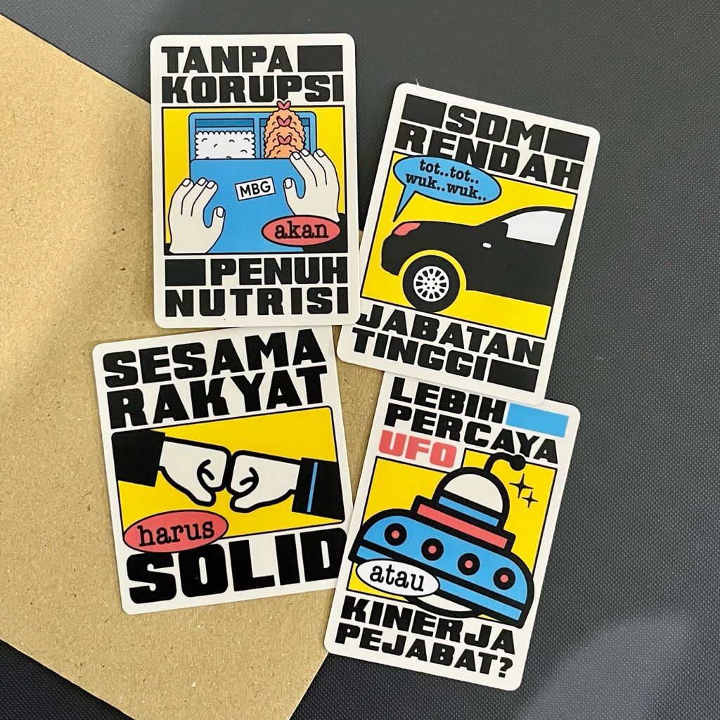 contoh desain stiker produk 2026 modern