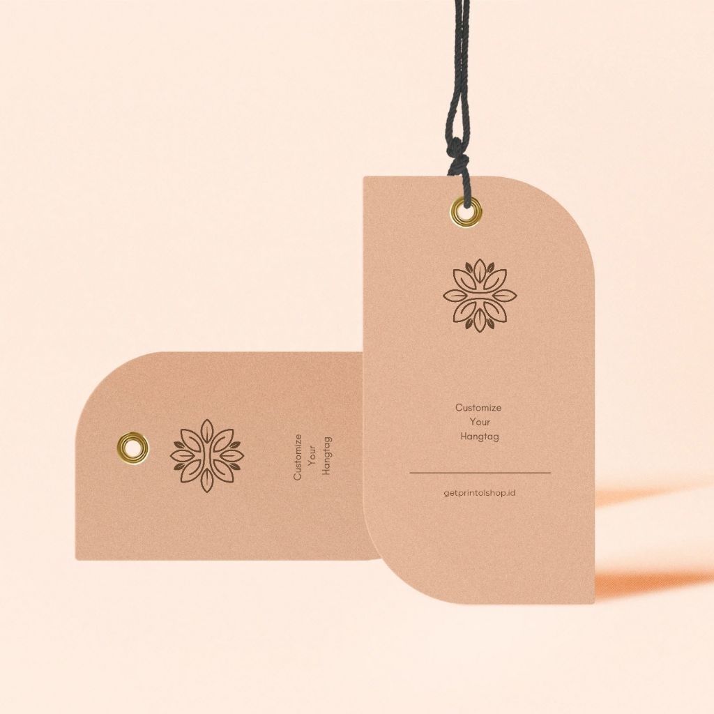 hangtag label produk premium