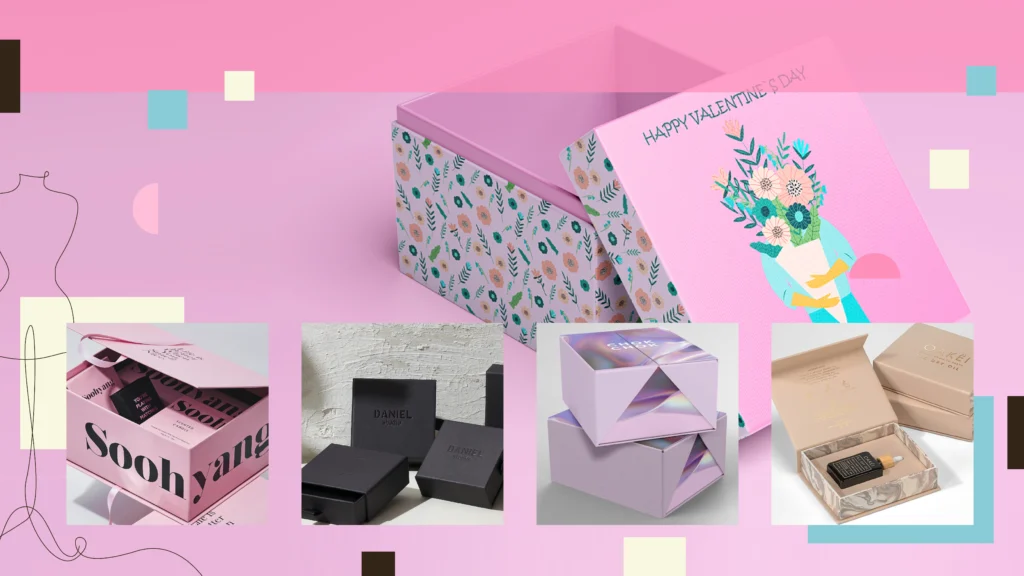 jenis rigid box packaging luxury premium box design