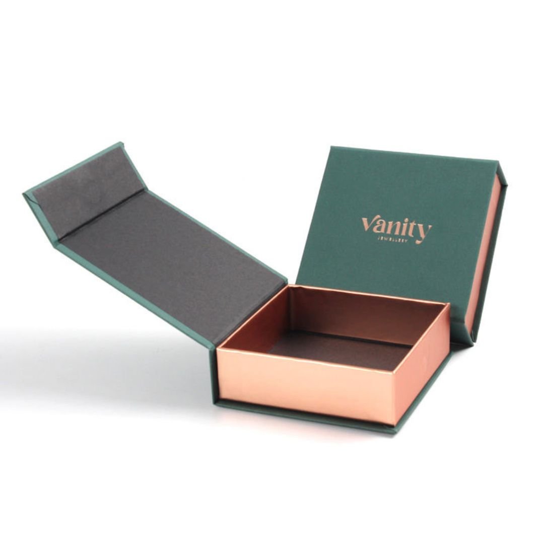 Book style rigid box packaging premium