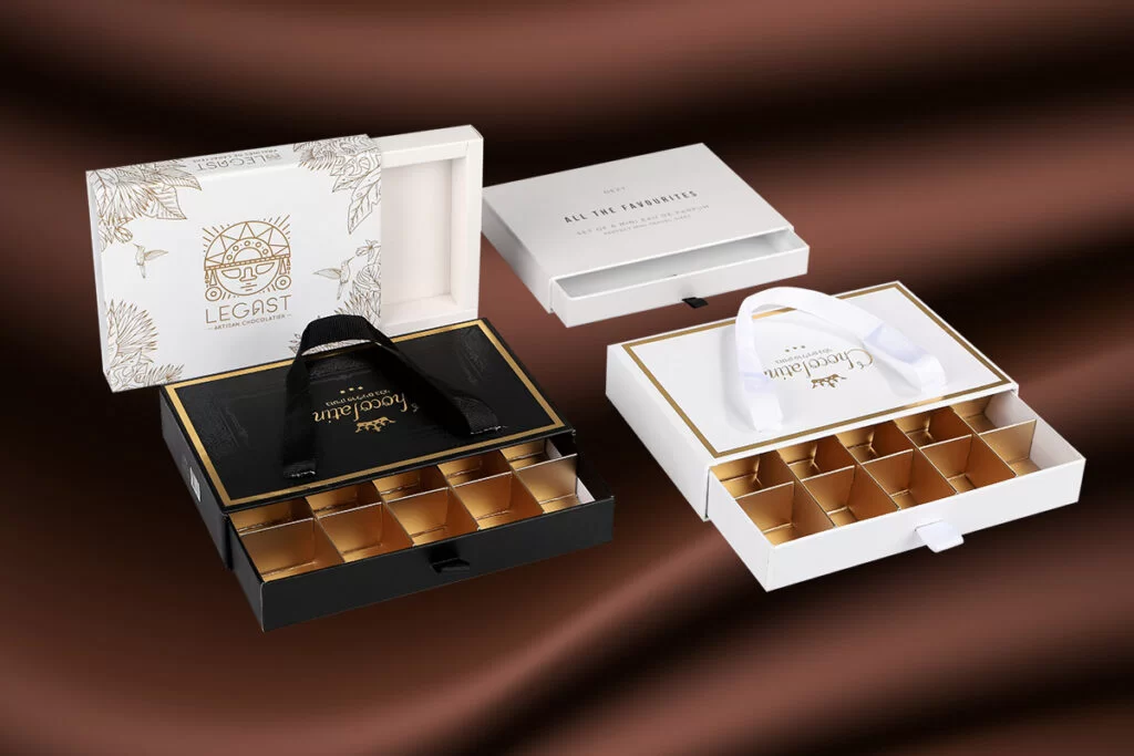 Drawer rigid box packaging premium