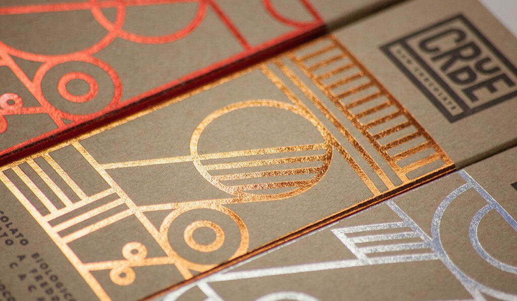 rigid box hot stamping gold