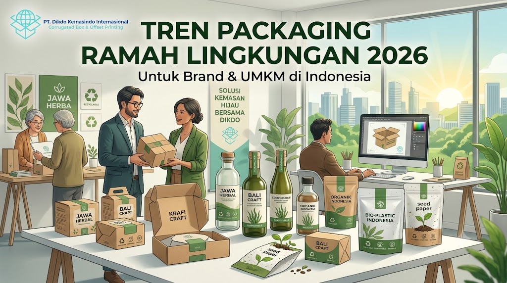 Tren packaging ramah lingkungan 2026 untuk brand dan UMKM di Indonesia